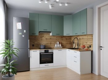 Угловой кухонный гарнитур Муссон 2200*1600 мм Sanvut в Верхней Салде - verhnyaya-salda.mebel-e96.ru