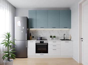 Кухонный гарнитур Ниагара 2200 мм МДФ/ЛДСП (Санвут) в Верхней Салде - verhnyaya-salda.mebel-e96.ru