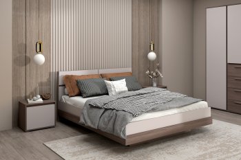 Спальный гарнитур Ника, модульный (Зарон) в Верхней Салде - verhnyaya-salda.mebel-e96.ru