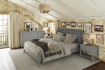 Комод 5 ящиков Никеа антрацит (БМ) в Верхней Салде - verhnyaya-salda.mebel-e96.ru