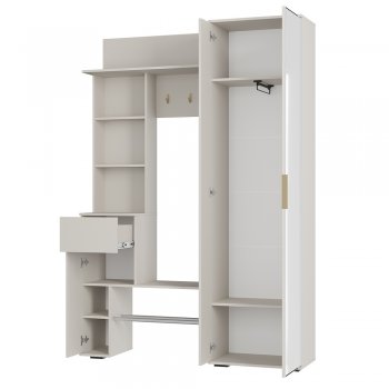 Прихожая Ницца ПР-04 Кашемир (БТС) в Верхней Салде - verhnyaya-salda.mebel-e96.ru