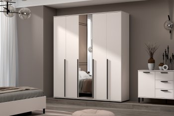 Шкаф 2000 мм Норден с зеркалом (Зарон) в Верхней Салде - verhnyaya-salda.mebel-e96.ru | фото