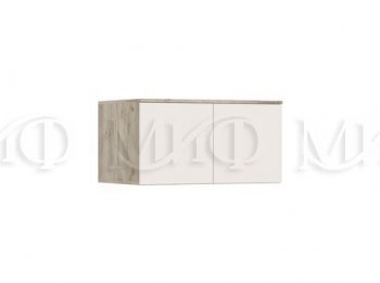 Шкаф 800 мм 2-х ств. Норд с антресолью крафт серый/кашемир (Миф) в Верхней Салде - verhnyaya-salda.mebel-e96.ru