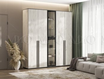 Шкаф Норд+ пенал со стеклом (Миф) в Верхней Салде - verhnyaya-salda.mebel-e96.ru