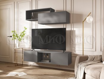 Стенка Норд-1 графит (Миф) в Верхней Салде - verhnyaya-salda.mebel-e96.ru