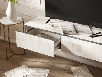 Стенка Норд-2 дуб крафт белый (Миф) в Верхней Салде - verhnyaya-salda.mebel-e96.ru