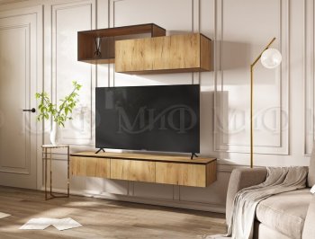 Стенка Норд-2 дуб крафт (Миф) в Верхней Салде - verhnyaya-salda.mebel-e96.ru