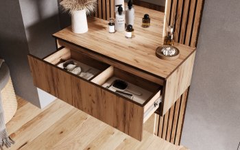 Шкаф 800+Тумба с зеркалом Норд (Миф) в Верхней Салде - verhnyaya-salda.mebel-e96.ru