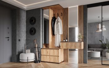 Прихожая+Тумба с зеркалом Норд (Миф) в Верхней Салде - verhnyaya-salda.mebel-e96.ru