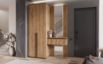 Шкаф 800+Тумба с зеркалом Норд (Миф) в Верхней Салде - verhnyaya-salda.mebel-e96.ru