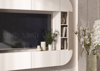 Стенка Норд (Зона ТВ), кашемир (Миф) в Верхней Салде - verhnyaya-salda.mebel-e96.ru