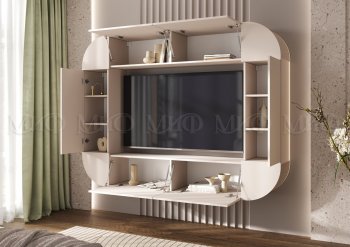 Стенка Норд (Зона ТВ), кашемир (Миф) в Верхней Салде - verhnyaya-salda.mebel-e96.ru