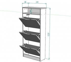 Обувница W10 (Белый) в Верхней Салде - verhnyaya-salda.mebel-e96.ru