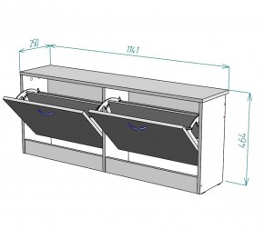 Обувница W19 (Белый) в Верхней Салде - verhnyaya-salda.mebel-e96.ru