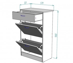 Обувница W21 (Венге-ДМ) в Верхней Салде - verhnyaya-salda.mebel-e96.ru