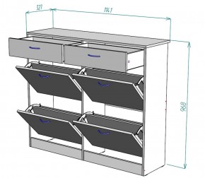 Обувница W25 (Белый) в Верхней Салде - verhnyaya-salda.mebel-e96.ru