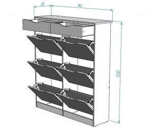 Обувница W28 (ДСС) в Верхней Салде - verhnyaya-salda.mebel-e96.ru