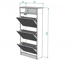 Обувница W9 (ДСС) в Верхней Салде - verhnyaya-salda.mebel-e96.ru