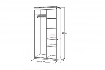 Шкаф-купе 1000 мм Ольга-13 в Верхней Салде - verhnyaya-salda.mebel-e96.ru