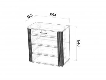 Комод Ольга-2 в Верхней Салде - verhnyaya-salda.mebel-e96.ru