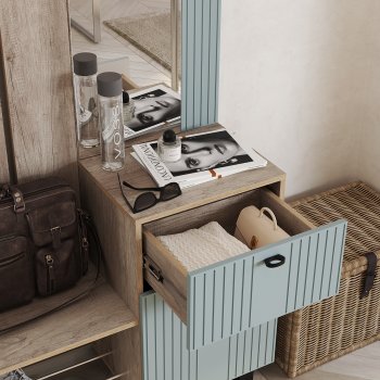 Прихожая Олива комп.1 шарли бриз (БТС) в Верхней Салде - verhnyaya-salda.mebel-e96.ru