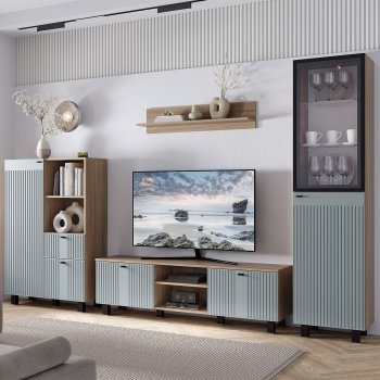 Тумба под ТВ Олива ТБ-09 шарли бриз (БТС) в Верхней Салде - verhnyaya-salda.mebel-e96.ru
