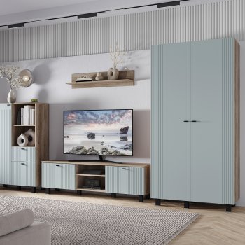 Тумба под ТВ Олива ТБ-09 шарли бриз (БТС) в Верхней Салде - verhnyaya-salda.mebel-e96.ru