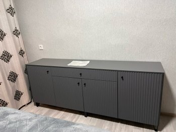 Комод Оливия графит софт (Миф) в Верхней Салде - verhnyaya-salda.mebel-e96.ru