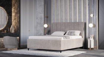 Кровать с ПМ Оливия Бежевый (Лин) в Верхней Салде - verhnyaya-salda.mebel-e96.ru