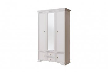 Шкаф распашной ШР 3 - 1 зеркало (БМ) в Верхней Салде - verhnyaya-salda.mebel-e96.ru