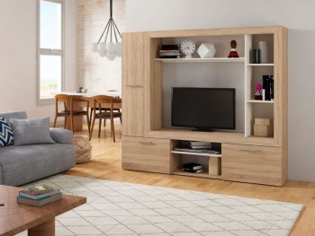 Стенка OSKAR3 дуб сонома (Генезис) в Верхней Салде - verhnyaya-salda.mebel-e96.ru