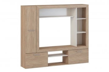 Стенка OSKAR3 дуб сонома (Генезис) в Верхней Салде - verhnyaya-salda.mebel-e96.ru