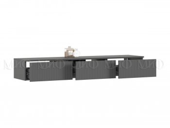 Стенка Оскар комп.2 графит (Миф) в Верхней Салде - verhnyaya-salda.mebel-e96.ru
