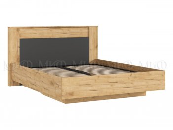 Кровать парящая Остин крафт/графит (Миф) в Верхней Салде - verhnyaya-salda.mebel-e96.ru