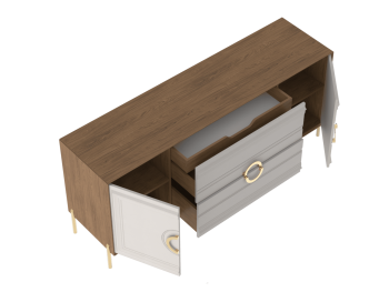 Комод широкий Палермо (СБК) в Верхней Салде - verhnyaya-salda.mebel-e96.ru