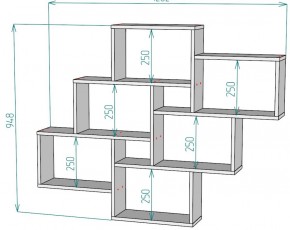 Полка S12 (ДСС) в Верхней Салде - verhnyaya-salda.mebel-e96.ru