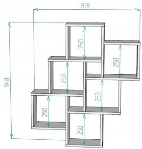 Полка S13 (ДСС) в Верхней Салде - verhnyaya-salda.mebel-e96.ru