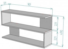 Полка S30 (Белый) в Верхней Салде - verhnyaya-salda.mebel-e96.ru