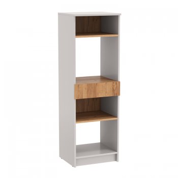 Стеллаж 89.20 Прайм (низкий с ящиком) (Олмеко) в Верхней Салде - verhnyaya-salda.mebel-e96.ru