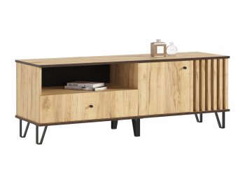 Тумба ТВ (1500) Роджина дуб крафт (Миф) в Верхней Салде - verhnyaya-salda.mebel-e96.ru