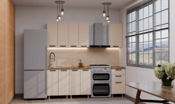 Кухонный гарнитур Ромашка 1600 мм Кашемир (Аленка) в Верхней Салде - verhnyaya-salda.mebel-e96.ru