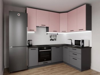 Угловой кухонный гарнитур Роза 2200*1600 мм Sanvut в Верхней Салде - verhnyaya-salda.mebel-e96.ru