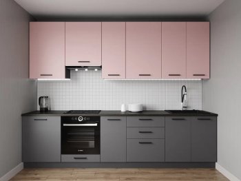 Кухонный гарнитур высокий Роза 3000 мм (Санвут) в Верхней Салде - verhnyaya-salda.mebel-e96.ru