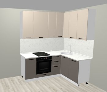 Кухонный гарнитур угловой 2000*1400 мм (Санвут) в Верхней Салде - verhnyaya-salda.mebel-e96.ru