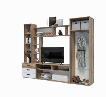 Стенка Крокус белый (Эра) в Верхней Салде - verhnyaya-salda.mebel-e96.ru
