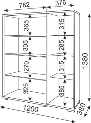 Сервант Тиффани М02 (Риннер) в Верхней Салде - verhnyaya-salda.mebel-e96.ru