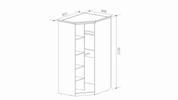 Шкаф угловой ШиК-3 (Уголок Школьника 2) в Верхней Салде - verhnyaya-salda.mebel-e96.ru