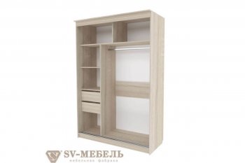 Шкаф-купе №25 1500 мм (СВ) в Верхней Салде - verhnyaya-salda.mebel-e96.ru