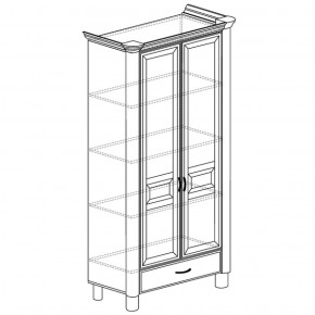 Шкаф 2-дверный Элли 571 (Яна) в Верхней Салде - verhnyaya-salda.mebel-e96.ru