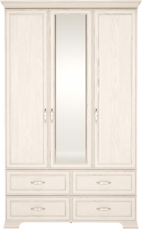 Шкаф для одежды с зеркалом 3-х дв Венеция 1 бодега в Верхней Салде - verhnyaya-salda.mebel-e96.ru